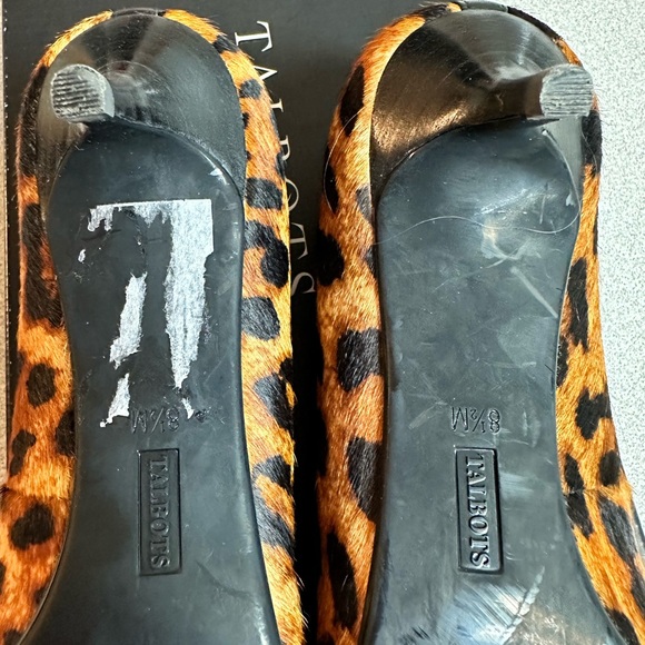 Pre Owned Kitten Heel Leopard Print Pump size 8.5m - Picture 3 of 4
